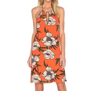 SALE❤️‍🔥1.STATE Floral Halter Trapeze Dress